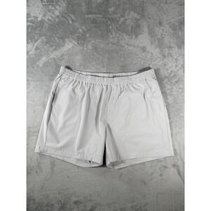 Mizzen Main Shorts Mens 2XL Grey Slim Performance Helmsman Stretch Golf Preppy‎